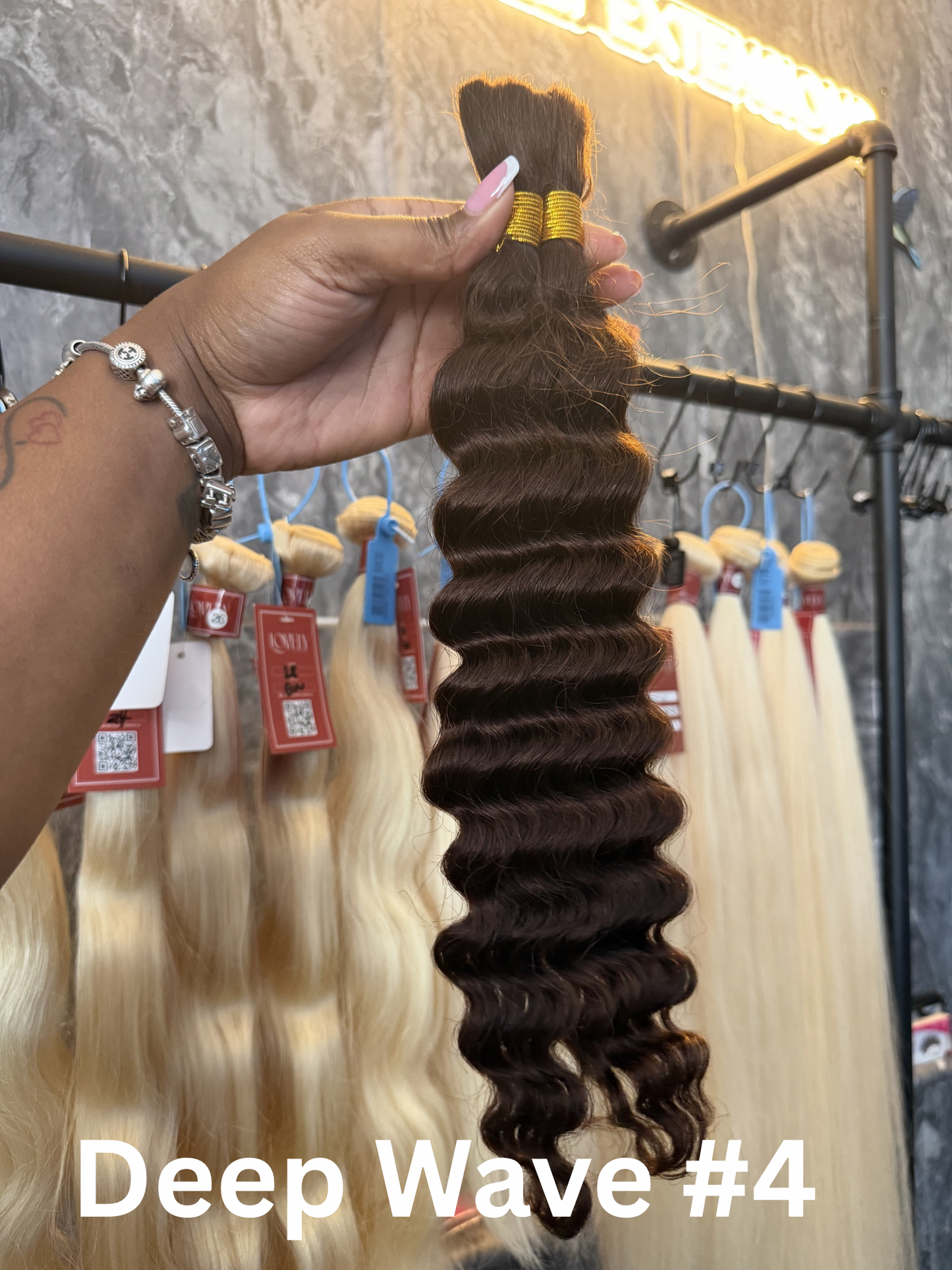Cabello trenzado 100% humano BOHO
