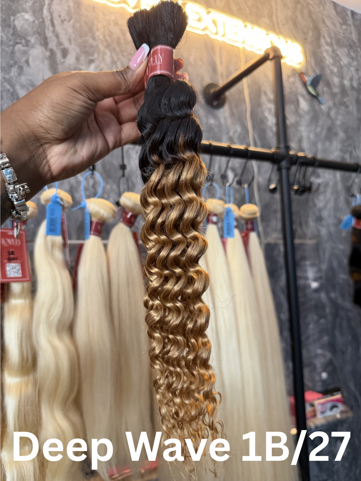 Cabello trenzado 100% humano BOHO